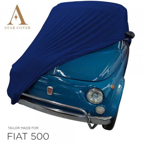 Fiat 500 Autoabdeckung - Maßgeschneidert - Blue