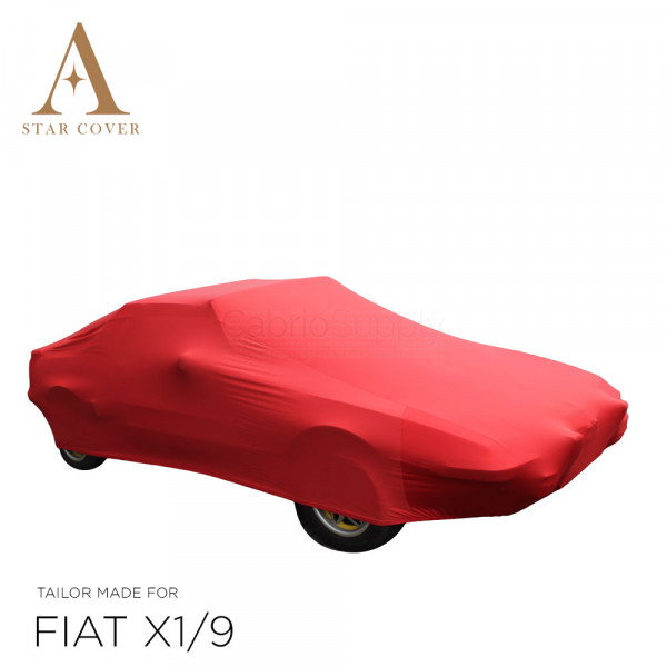 Fiat X1/9 Bertone 1972-1989 - Indoor Autoabdeckung - Rot
