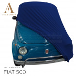 Fiat 500 Autoabdeckung - Blau