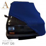 Fiat 126 Cabrio 1972-2000 - Indoor Autoabdeckung - Blau