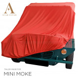 Mini Moke 1964-1993 - Indoor Autoabdeckung - Rot