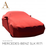 Mercedes-Benz SLK R171 Autoabdeckung - Maßgeschneidert - Spiegeltaschen -  Grau