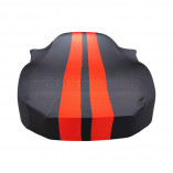 Lexus IS Convertible 2006-2013 - Indoor Autoabdeckung - Schwarz mit Rotes Striping