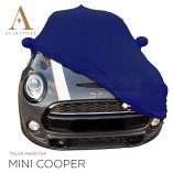 MINI Cabrio (F57) Indoor Abdeckung - Spiegeltaschen - Blau