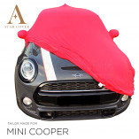 MINI Cabrio (F57) Indoor Abdeckung - Spiegeltaschen - Rot