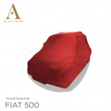 Fiat 500 Autoabdeckung - Rot