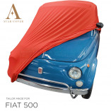 Fiat 500 Jolly 1960-1965 - Indoor Autoabdeckung - Rot