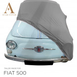 Fiat 500 Jolly 1960-1965 - Indoor Autoabdeckung - Silbergrau