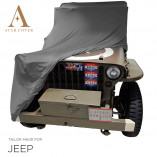 Willys Jeep 1941-1945 - Indoor Autoabdeckung - Silbergrau