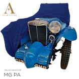MG P-type Roadster 1934-1936 - Indoor Autoabdeckung - Blau